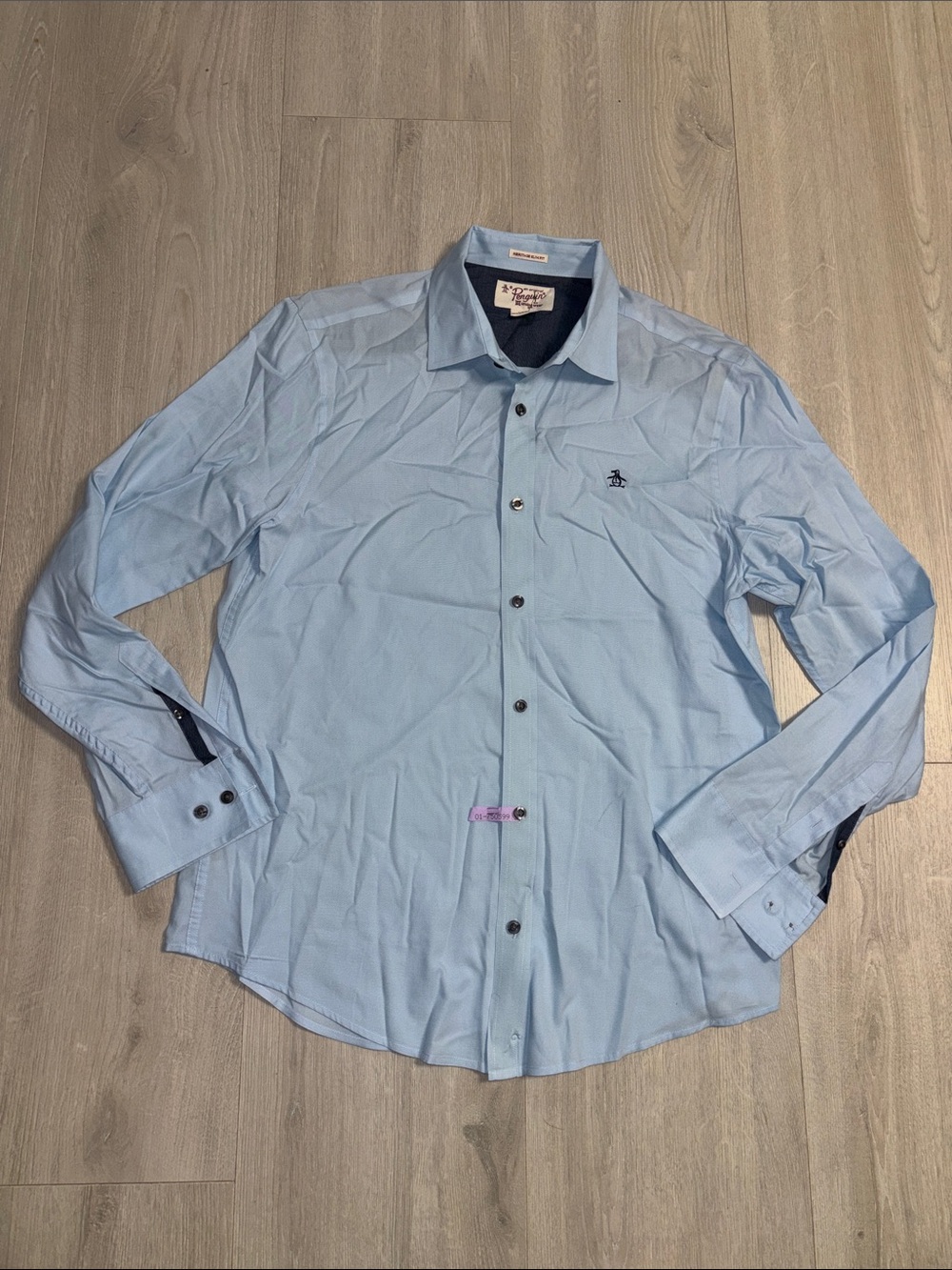 🔥BUNDLESALE Mens L Original Penguin Heritage Slim Fit Long-Sleeve Shirt
